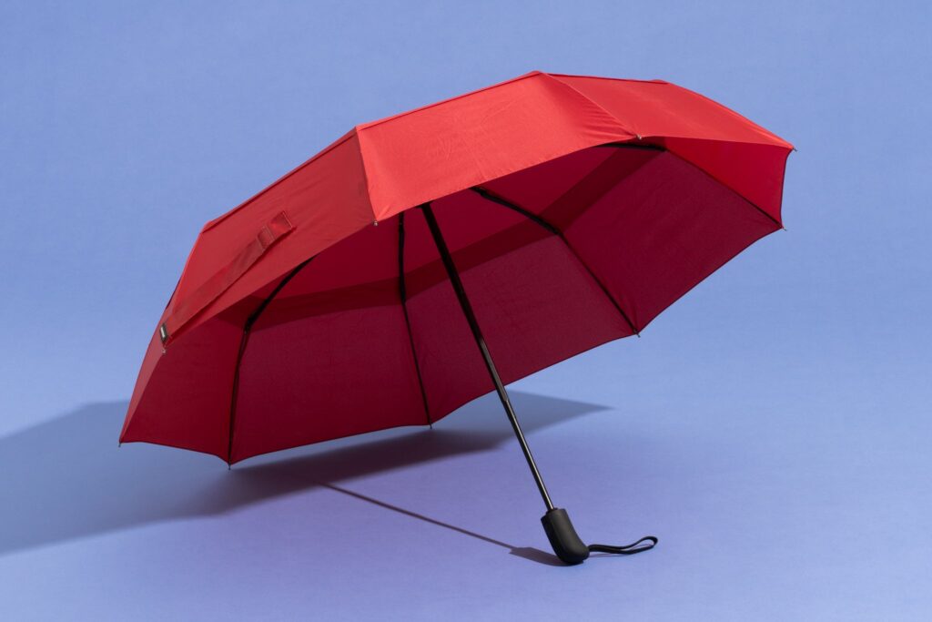 Compact Travel Umbrella That Folds Down to Pocket-Sized Convenience